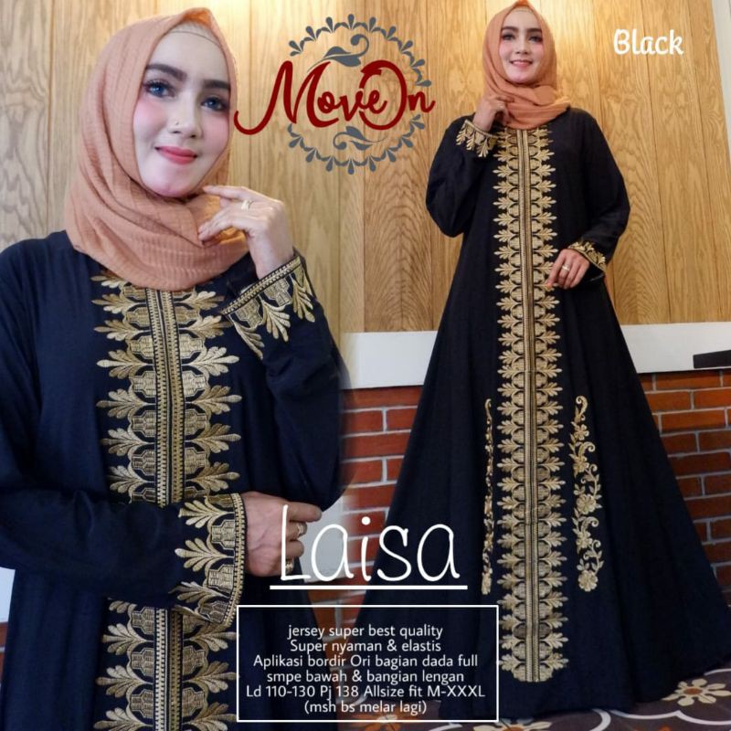 Gamis Muslim Jumbo Terbaru XXXL dress bordir jersey warna navi marun moccarose hitam purple greentea gamis kondangan seragaman polos Laisa Maxy Gamis Arabian Turkey Jumbo Dress Arabian Turkey Jumbo Gamis Arabian Jumbo Dresa Arabian Lebaran Terbaru Remaja