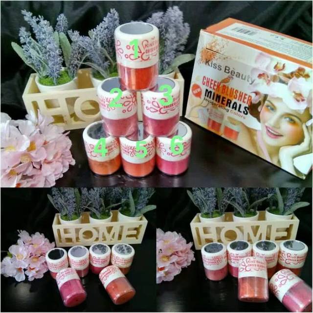 KISS BEAUTY CHEEK BLUSHER MINERALS