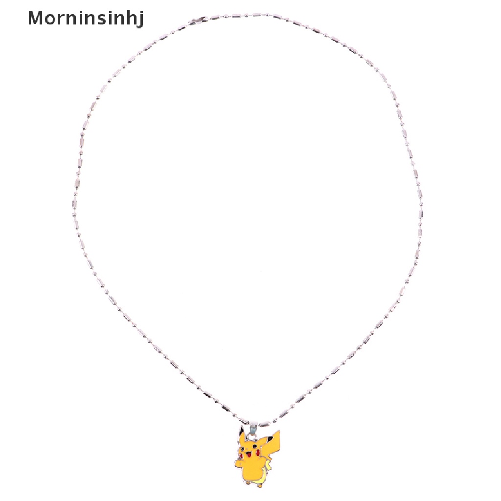 Mornin Mainan Liontin Kalung Kartun Figure Anime Pokemon Untuk Hadiah Ulang Tahun Anak id