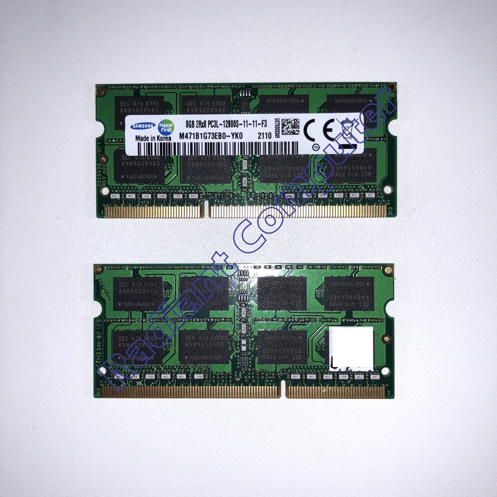 RAM Memory Laptop SODIMM DDR3 8GB PC3L-12800 DDR3L-1600