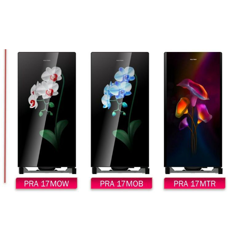 TERBARU KULKAS 1PINTU POLYTRON MOTIF 3D PRA 18MOW, 17MTR, 15MOB KEDIRI SEKITARNYA