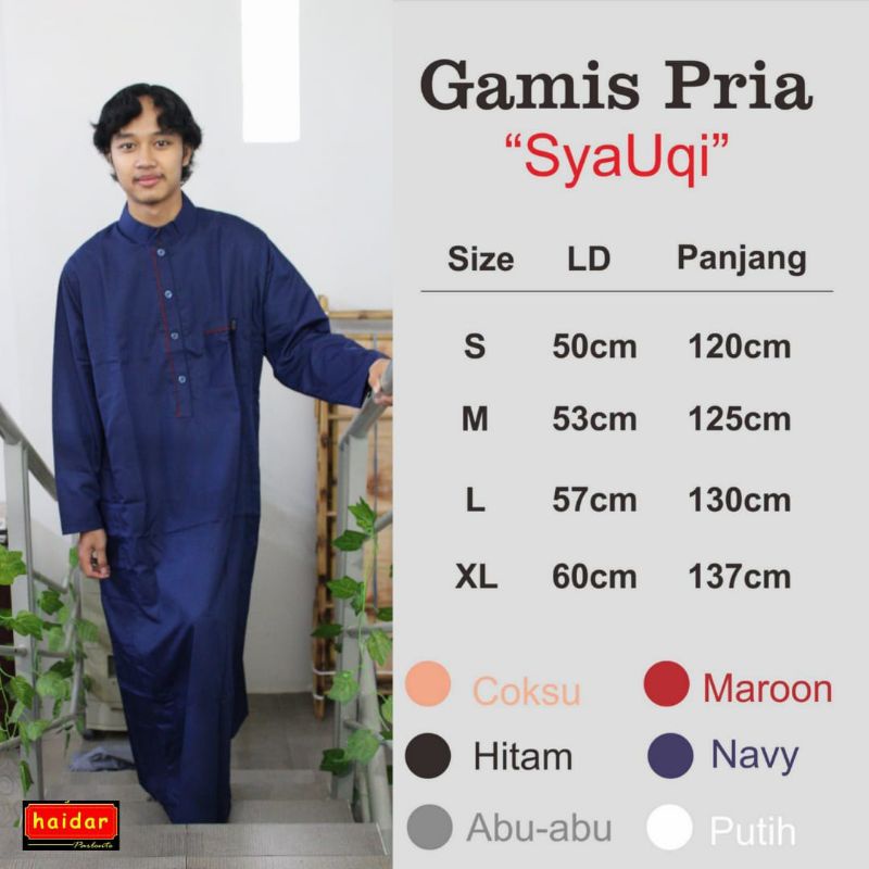Promo Gamis pria /Jubah Pria Jubah Arab Jubah katun