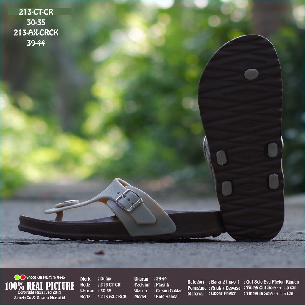 SANDAL JEPIT PRIA DEWASA KASUAL DULUX 213 SIZE 39-44