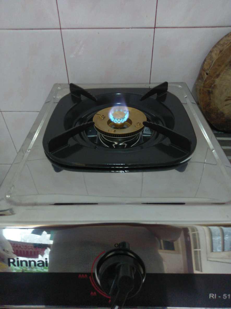 Kompor Gas Satu Tungku Rinnai Ri 511a - 511 A - Ri511a Ada Api Lilin Kecil Sni Original