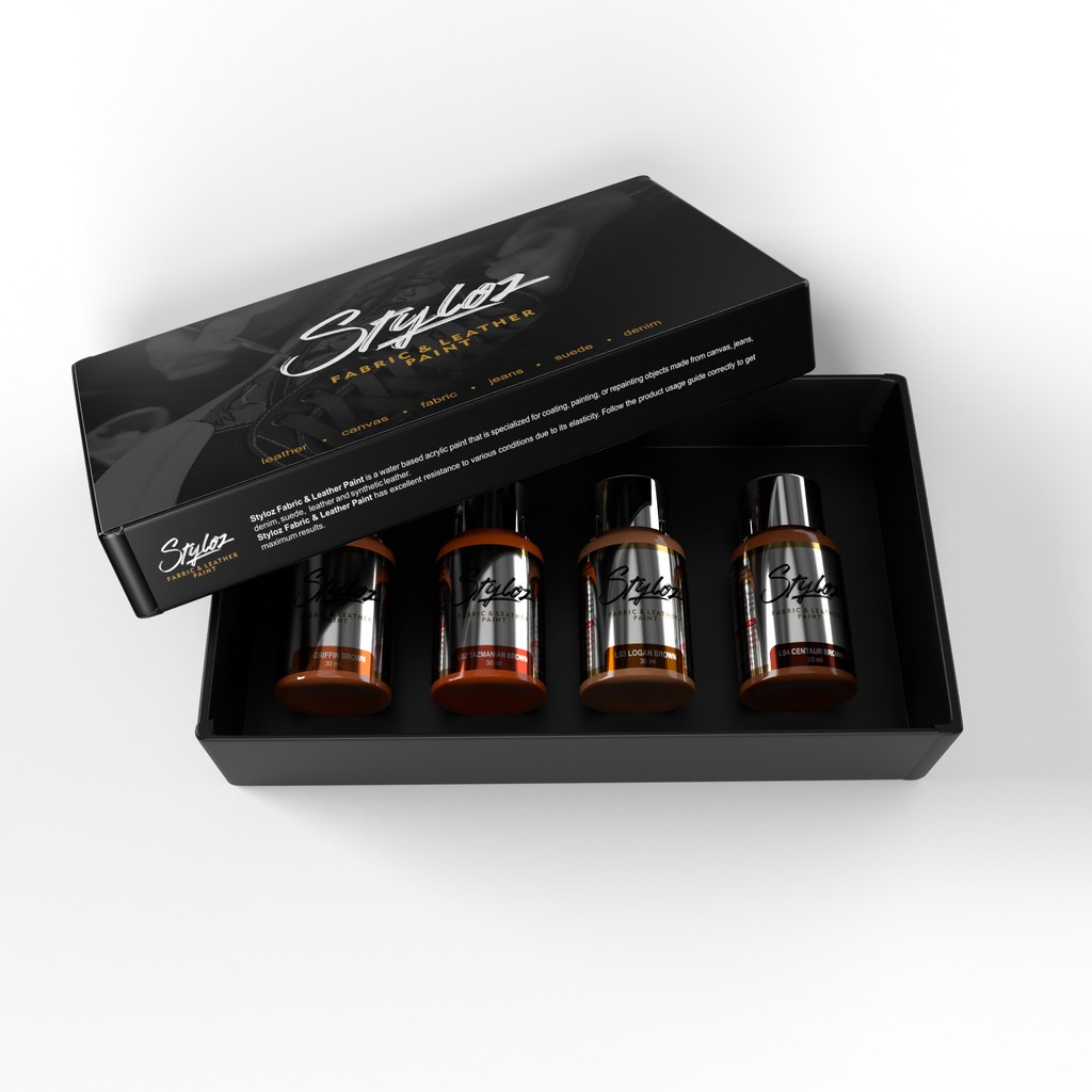

Styloz Fabric and Leather Paint 30 ml - Leather Pack