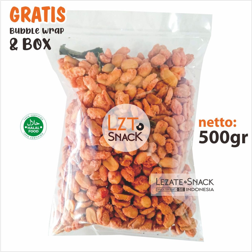 

Kacang Thailand 500gr / Kacang Bali Kiloan Kacang Bangkok Pedas Manis Lezate Snack / Camilan Murah