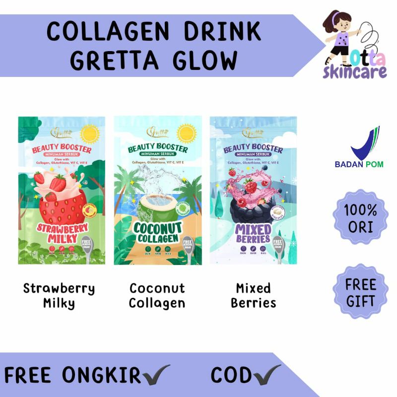 

READY | BEAUTY BOOSTER GRETTA GLOW WITH BRIDNEST PIRT HALAL MUI