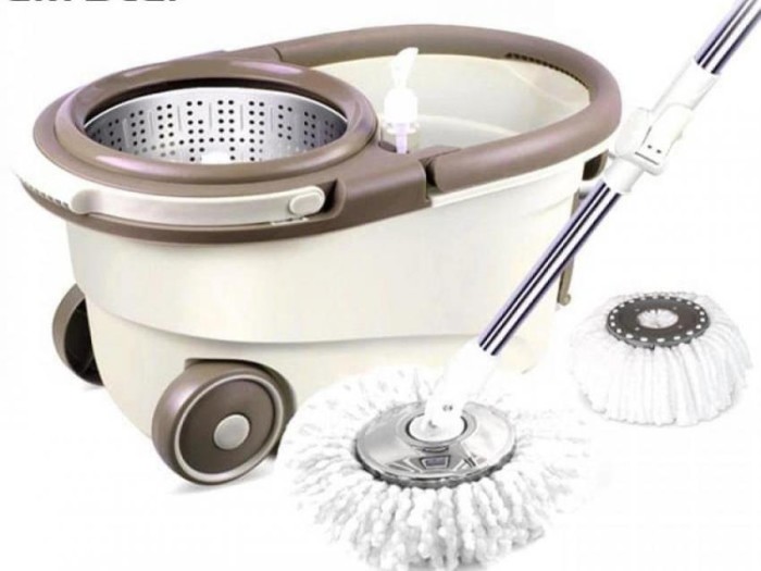 GM Bear Spin Mop Cokelat 1026-Ultra Mop Aclima Brown