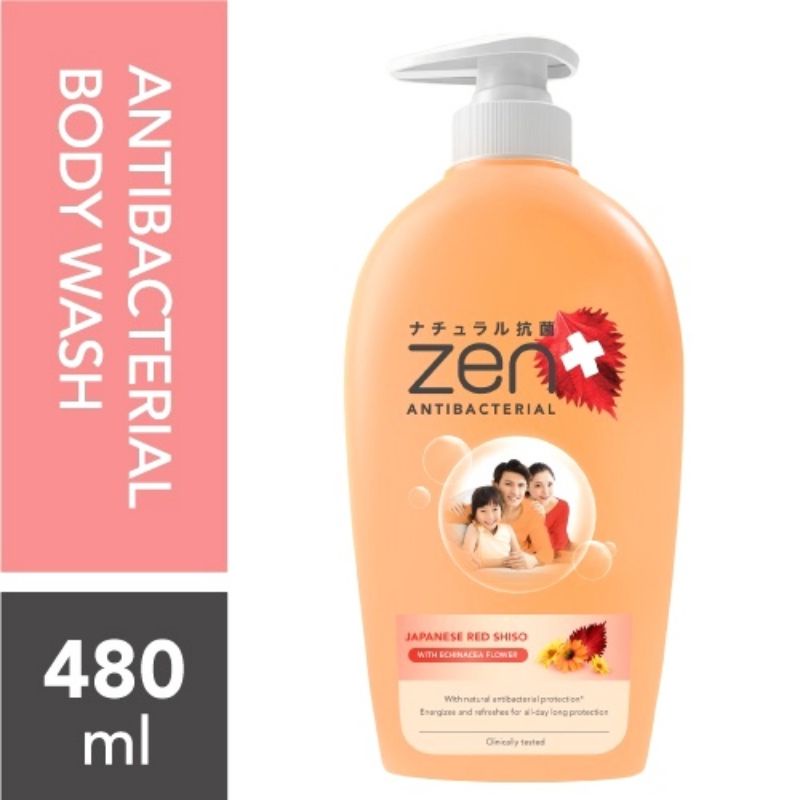 Zen Antibacterial Body Wash Pump 500 ML / 480ml Sabun Cair Botol Zen Pump 500ML / 480 ML