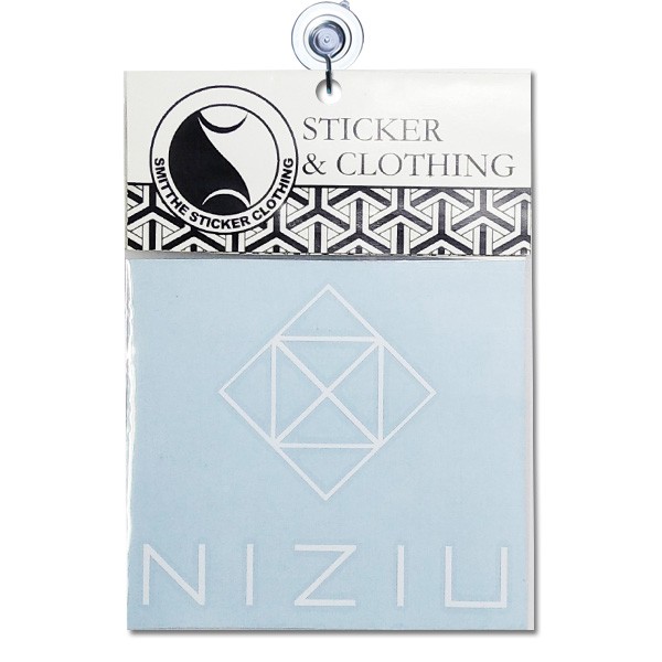 Stiker NiziU Logo Cutting Sticker aksesoris untuk Mobil Motor