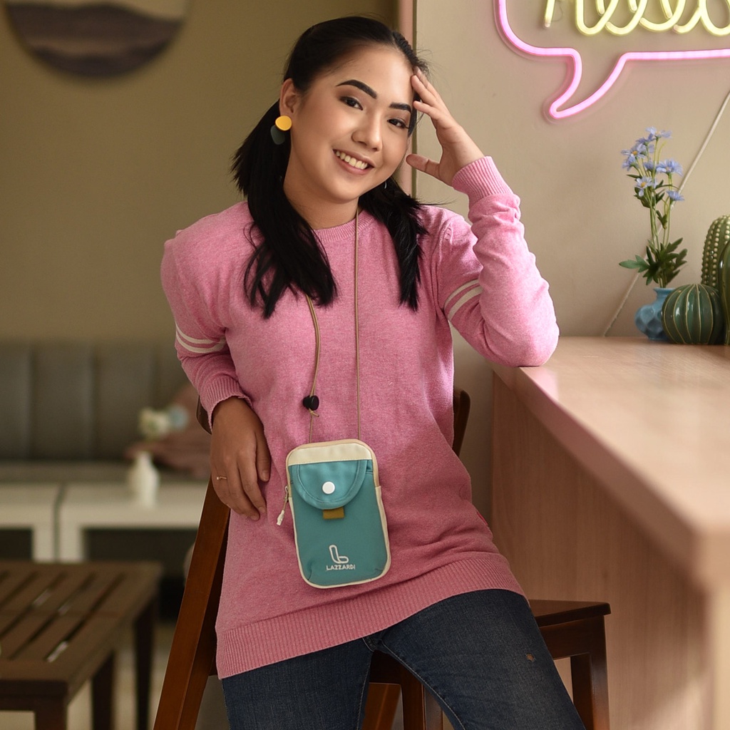 EVE MINTY |ManNeedMe X LAZZARDI| Tas HP Wanita Sling Bag Tas Selempang Handphone ORIGINAL