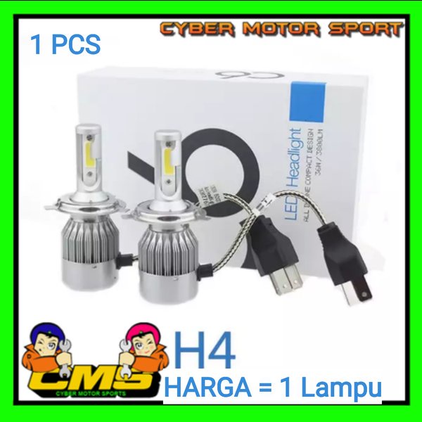 Led Turbo H4. Lampu Headlamp H4. Lampu foglamp H4. Led turbo headlamp