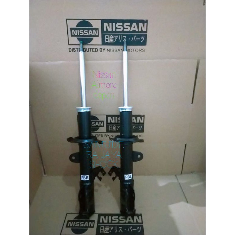 shockbreaker shock absorber Nissan Almera depan
