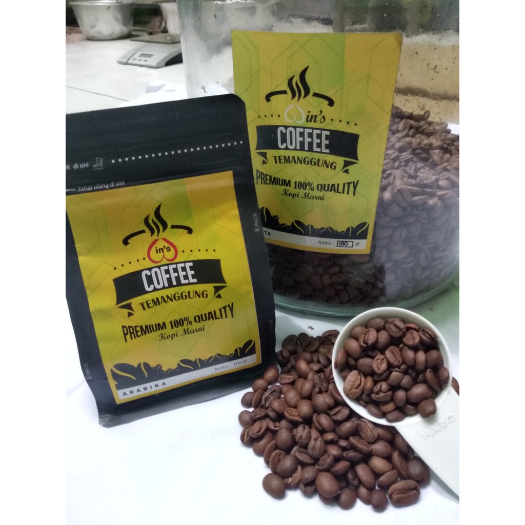

100 Gr Kopi Arabika Natural Temanggung 100% Murni Petik Merah