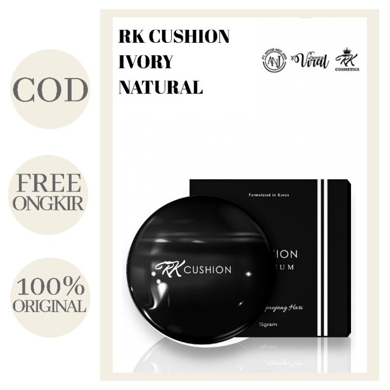 COD - RK GLOW BB CUSHION - GLOWING MAKSIMAL 12 JAM TAHAN AIR - MENUTUPI NODA DENGAN SEMPURNA
