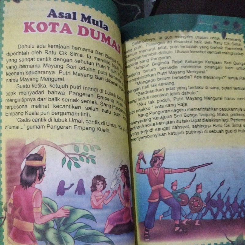 Buku asal mula Danau Toba(15×25cm)