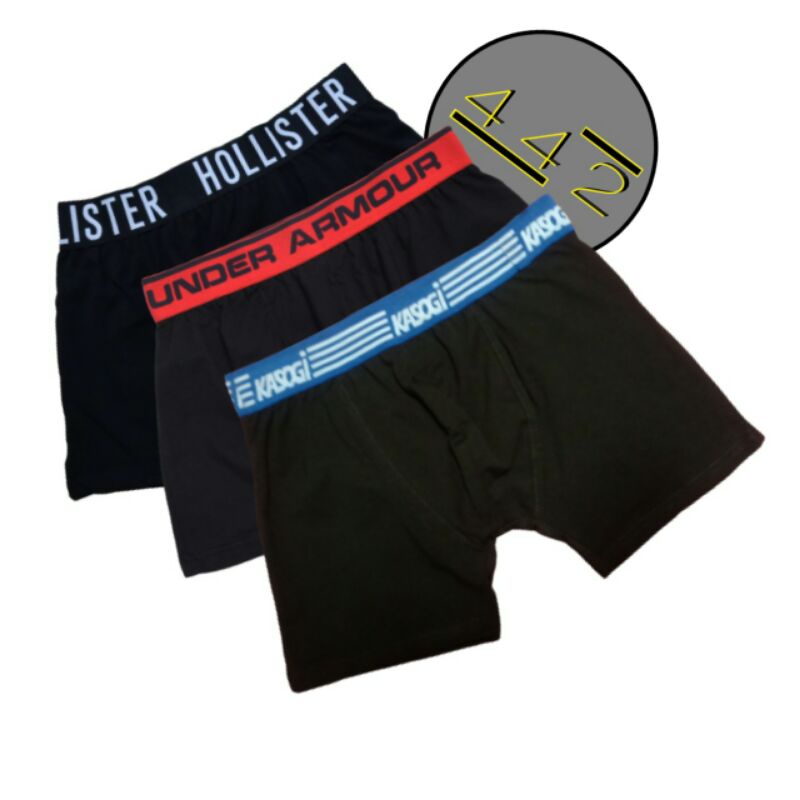 Brief Celana dalam pria Boxer 3 Pcs