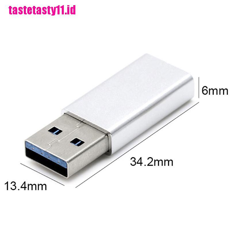 Kabel Konverter USB 3.0 Male Ke Tipe C Female OTG