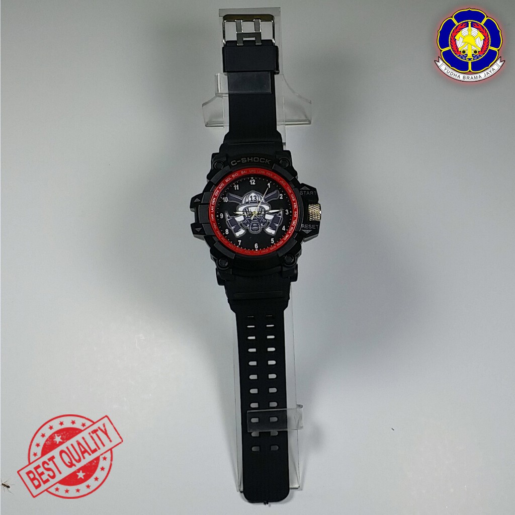 (BEST QUALITY) JAM DAMKAR {FIRE FIGHTER} LIST MERAH