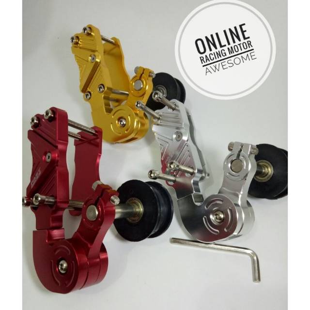 Tensioner jumbo ninja250 rr mono cbr vixion r15 xabre byson gsx tiger universal bonus kunciL