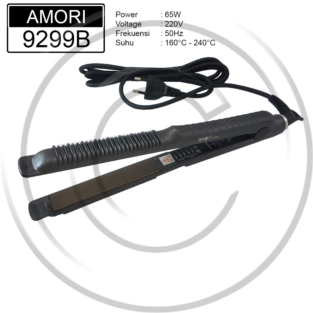 AMORI / AMORI-9299B / Catokan Rambut 2in1 Lurus &amp; Curly