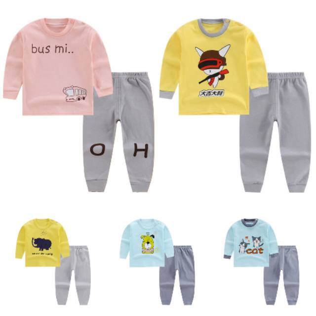 COD ALL ABOUT BABY BAJU  TIDUR  ANAK  ANAK  LENGAN  PANJANG  