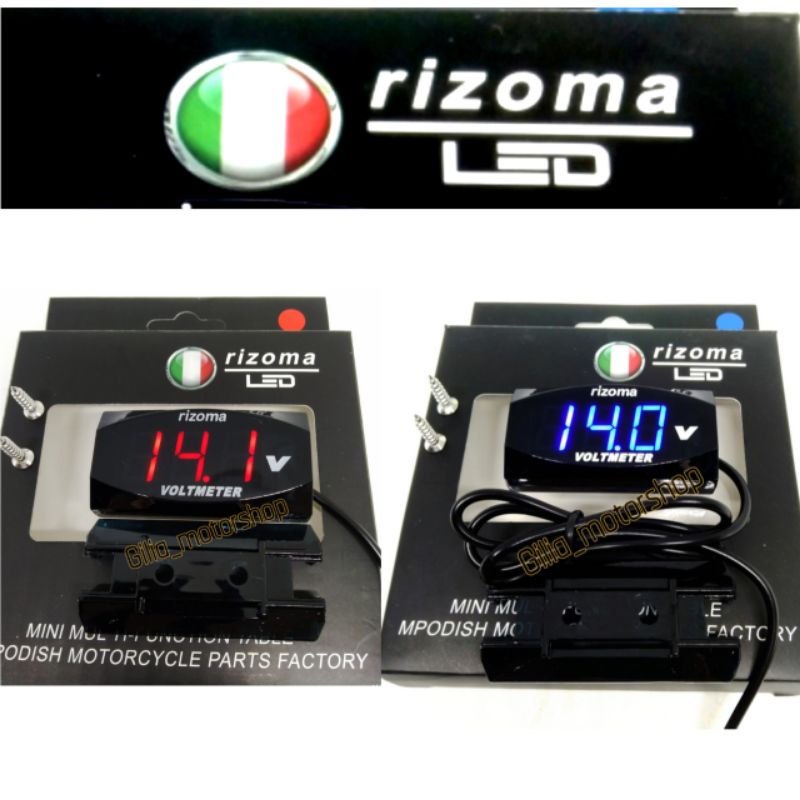 Voltmeter Aki Digital /Voltmeter Pengukur Aki Digital Rizoma Original Universal Motor