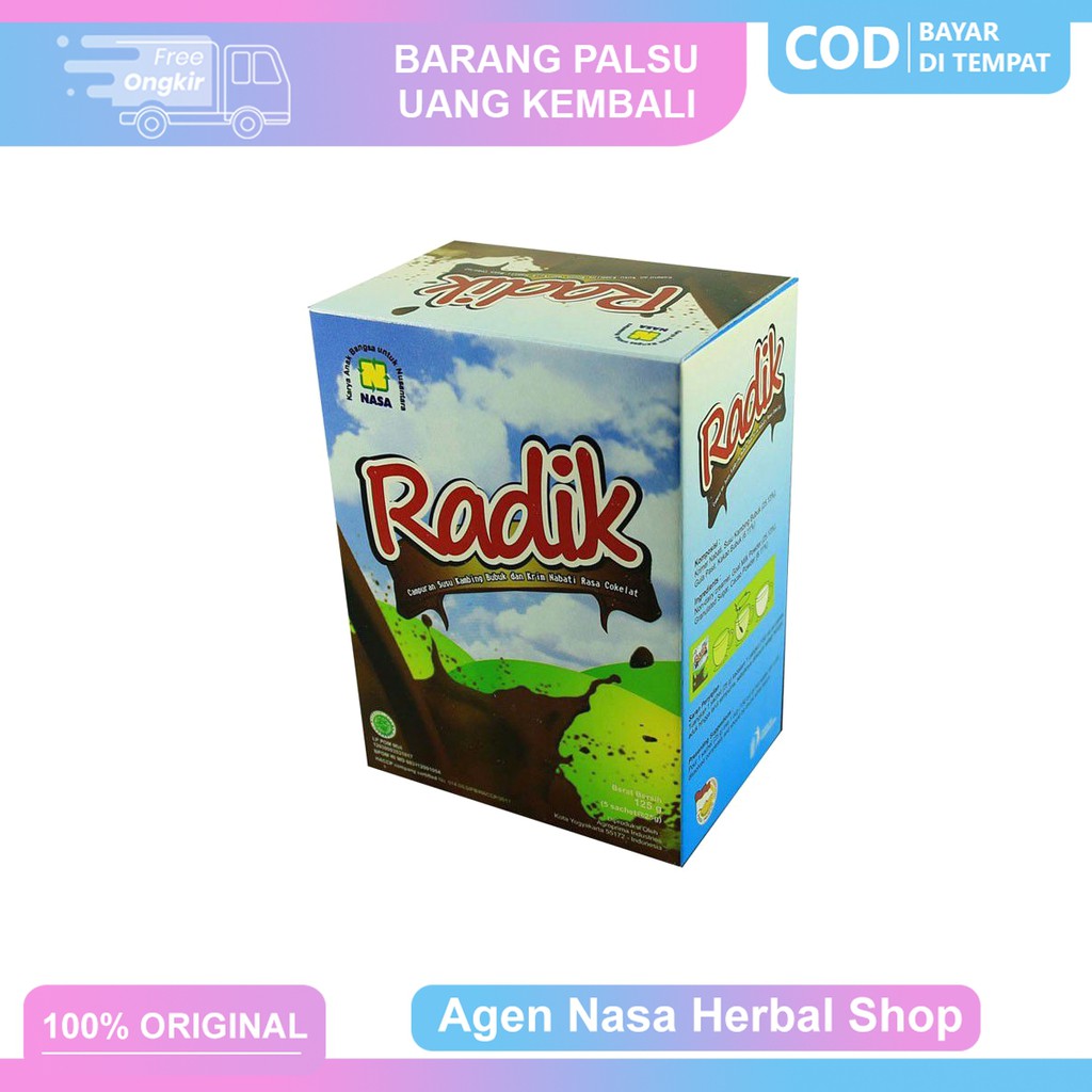 

RADIK COKLAT - SUSU KAMBING ETAWA RADIK RASA COKELAT ORIGINAL NASA - PENEMBAH NAFSU MAKAN ANAK