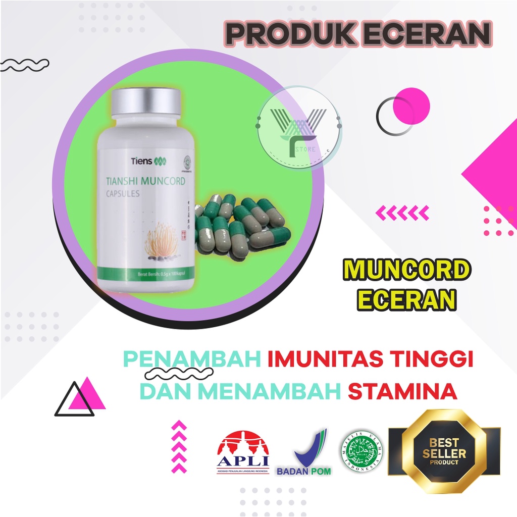 MUNCORD CAPSULES ORIGINAL TIENS ECERAN
