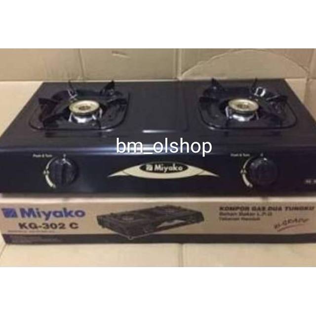 miyako kg 302 c kompor 2 tungku