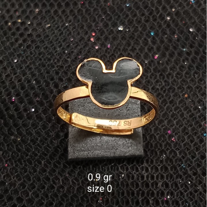 Cincin Emas 17K - 0.9 gr Kadar 750 - 1731