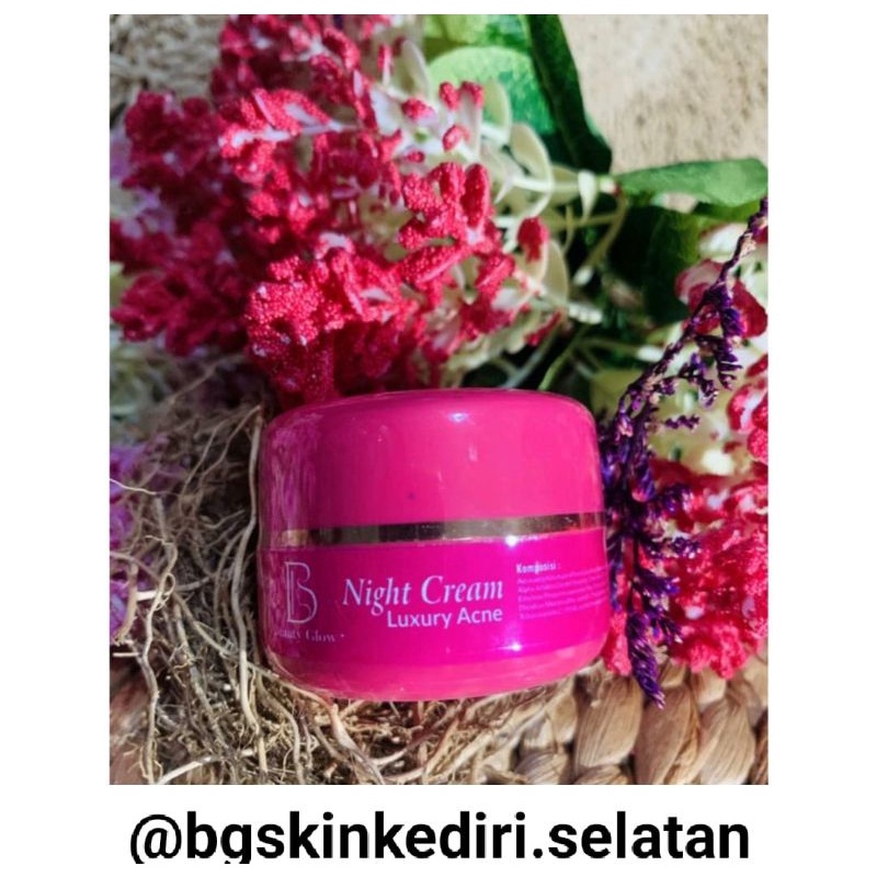 BG BEAUTY GLOW NIGHT CREAM/LUXURY/ACNE/ULTIMATE