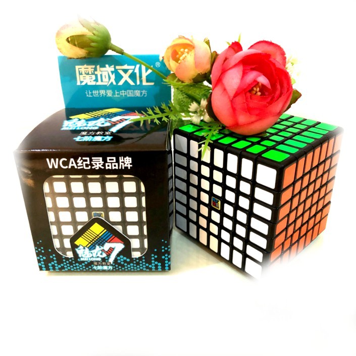 [Bisa COD] Rubik 7x7 Moyu Meilong Premium Blackbase