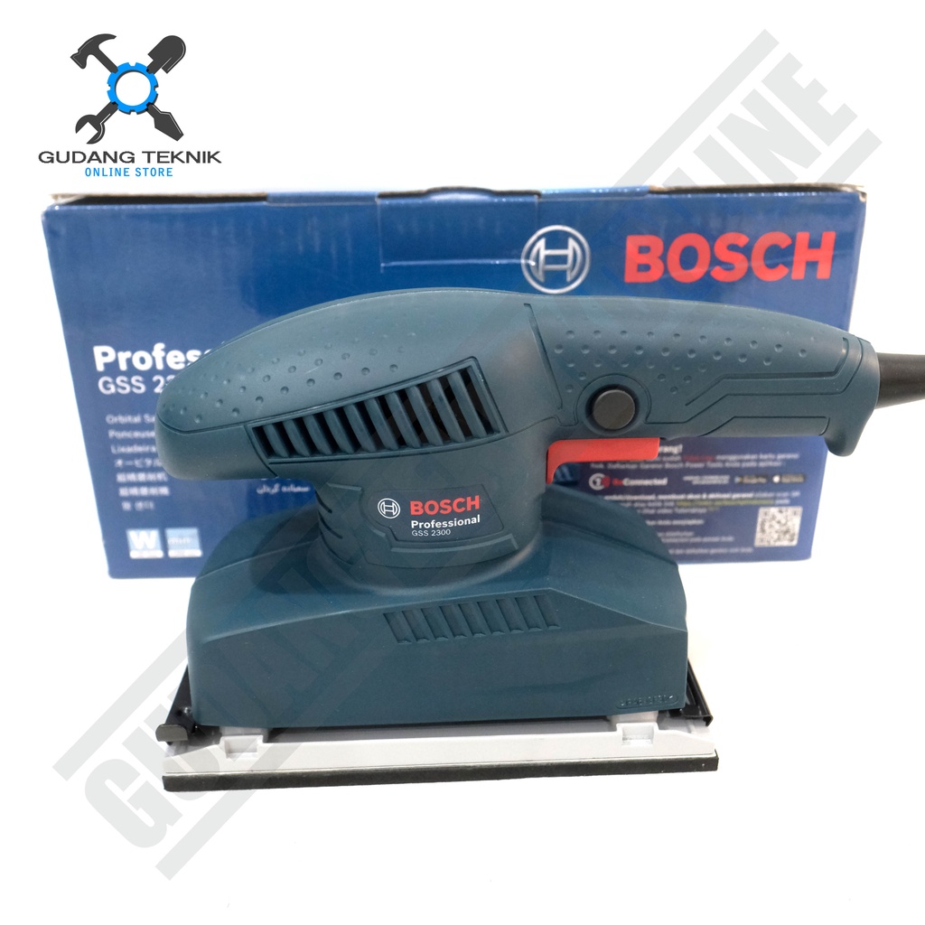Mesin Amplas Sander BOSCH GSS2300 / Finishing Sander GSS 2300 - Orbital Sander GSS-2300 BOSCH