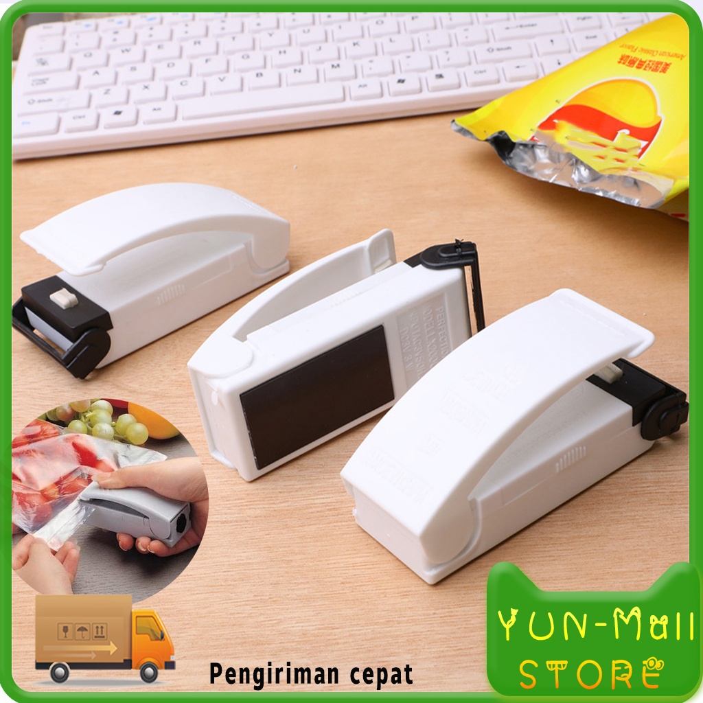 【COD+Pengiriman Cepat】YUN Mall Sealer Mini Mini Hand Heat Sealer/ Perlengkapan Peralatan Alat Dapur Rumah Tangga Grosir Barang Unik Murah Lucu