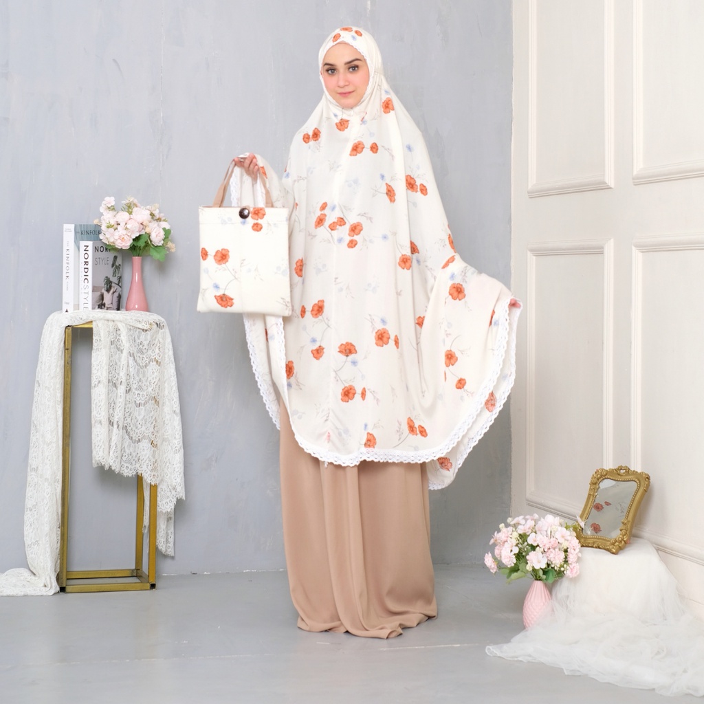 MUKENA DEWASA KATUN RAYON PREMIUM 2  IN 1 AMIRA