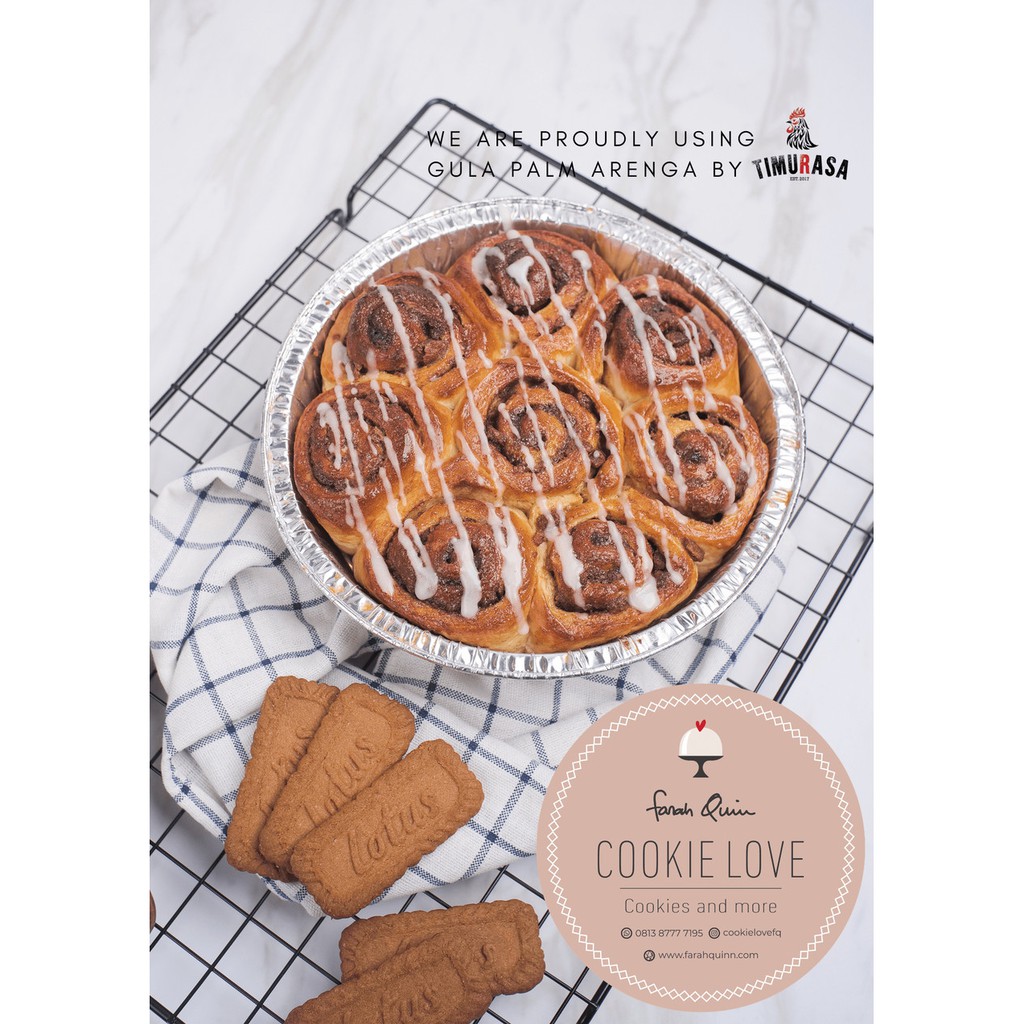 

Cinnamon Rolls Biscoff Premium