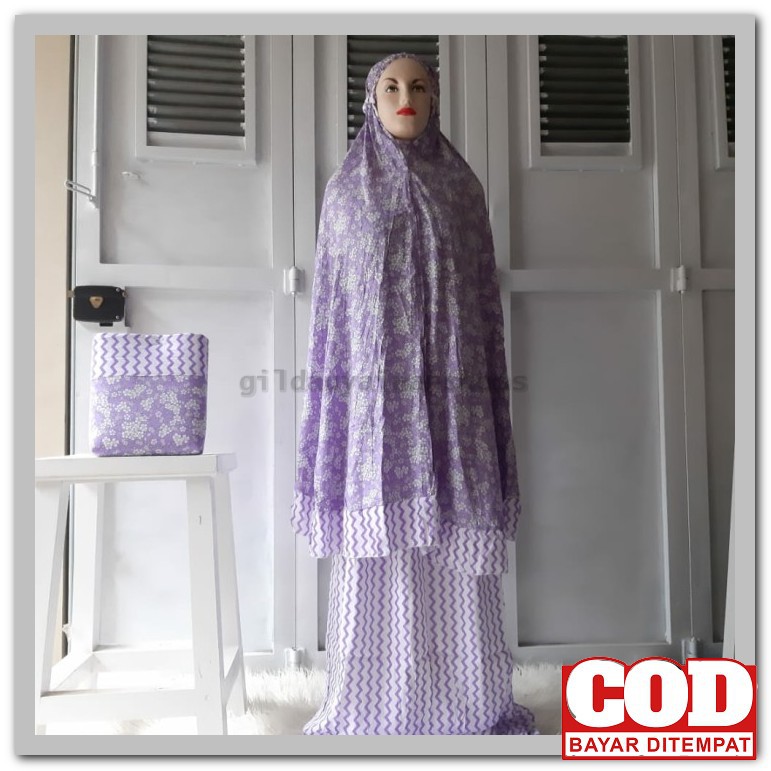 *Lagi Murah Grosir_Solo// Mukena Remaja Intan Ukuran Standar Ru PJ268 Mukena Katun Rayon Bali Dew