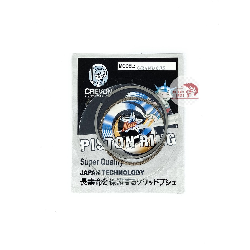 Ring Seher Ring Piston Astrea Grand Win 100 Supra X 100  Legenda Prima CREVON-1