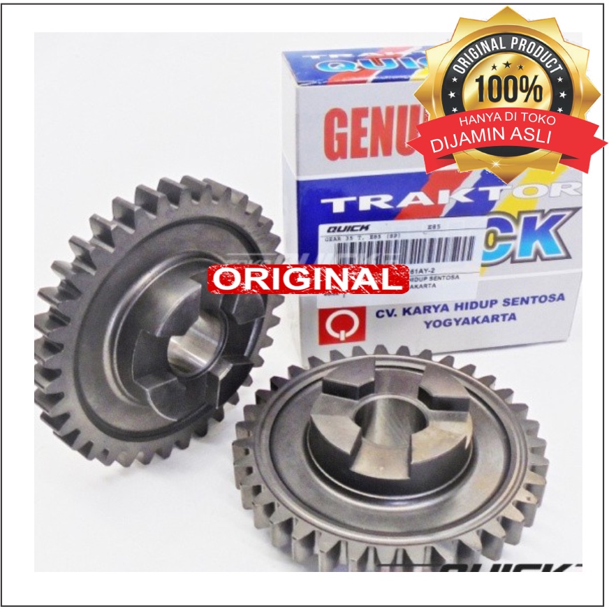 GEAR 35 T gir kopling belok Traktor E85 Original QUICK