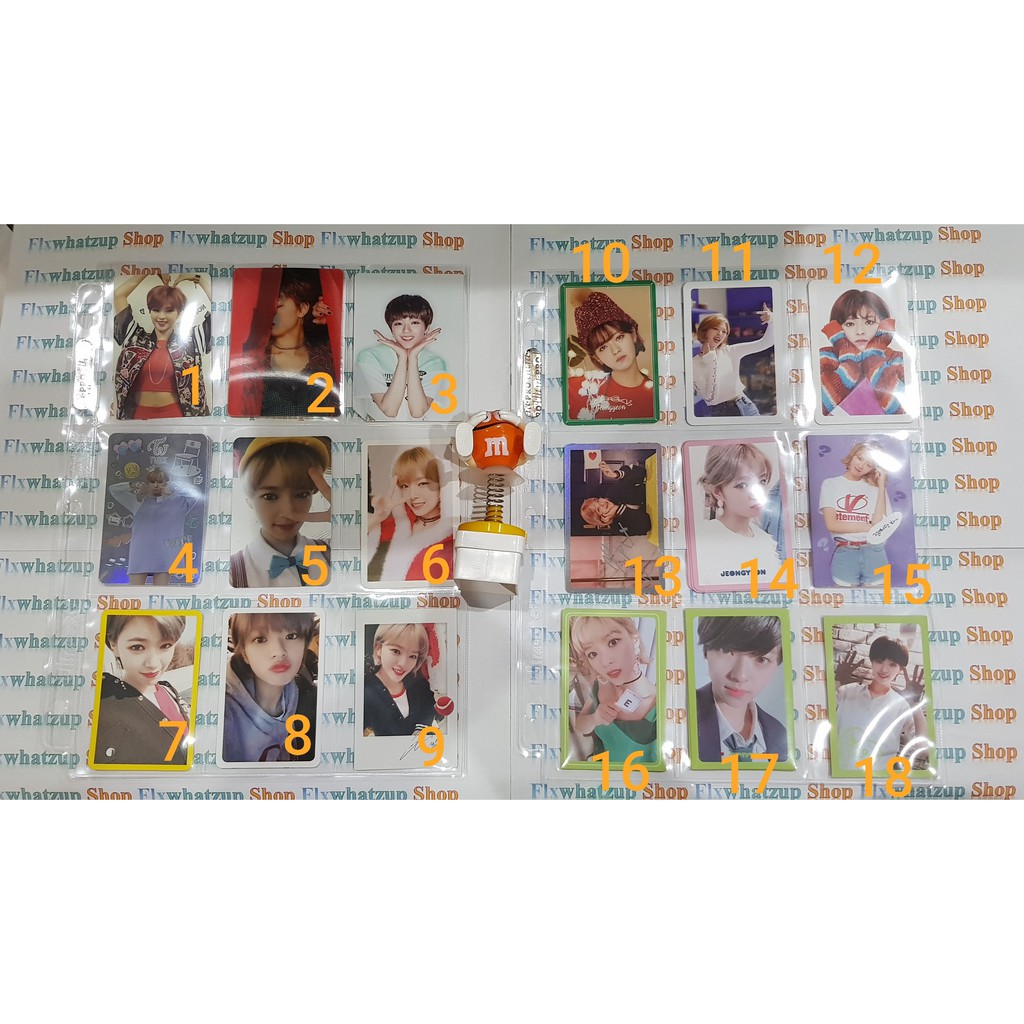 Twice Jeongyeon Official Photocard (All ERA) - TSB, Page Two, TCL, Signal, WIL, Yes or Yes &amp; Fancy