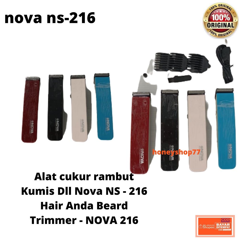 Alat cukur rambut Kumis Dll Nova NS - 216 Hair Anda Beard Trimmer - NOVA 216