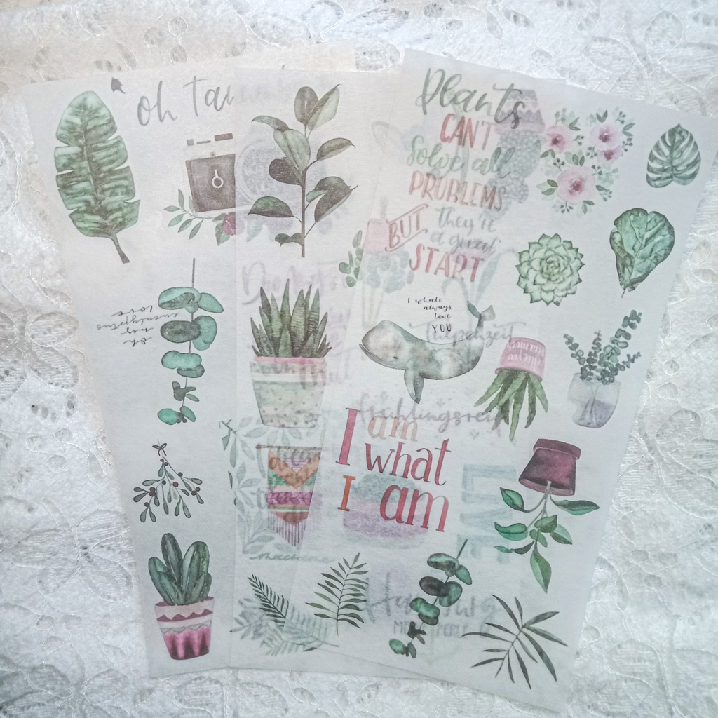 

STICKER SHEET KERTAS VINTAGE UNTUK JOURNAL SCRAPBOOK DIARY DIY (1SHEET)