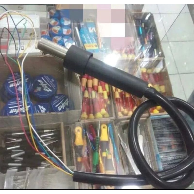 Gagang Blower Quick 857D Gagang Solder Uap Quick 857D 6 kabel ORIGINAL