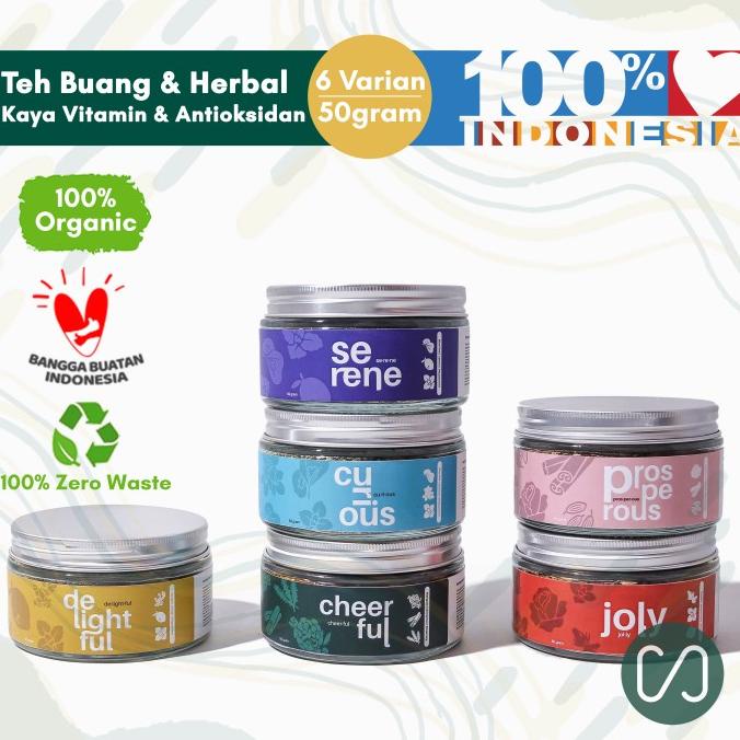 

[COD] Titisane Titisane Teh Herbal Alami untuk Kesehatan & Daya Tahan 50 gr [COD]