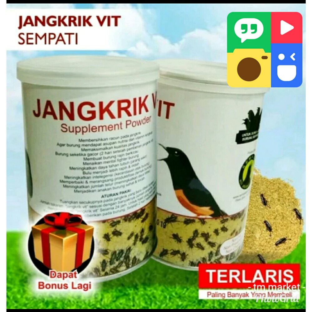 Dijual PAKAN KHUSUS JANGKRIK JANGKRIK-VIT terlaris