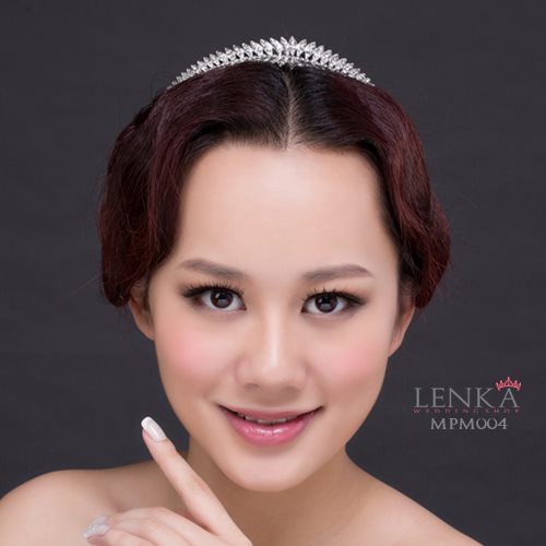 [BISA COD] WEDDING CROWN MAHKOTA PENGANTIN PESTA AKSESORIS RAMBUT MPM004