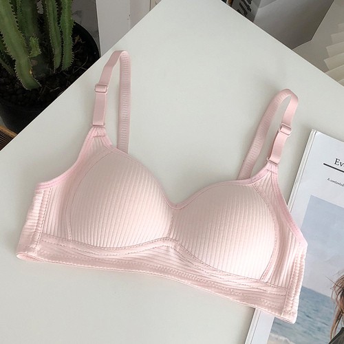 【 Bra Mall 】BM-047 Bra Tanpa Kawat Anti Kendur Bahan Katun Untuk Wanita