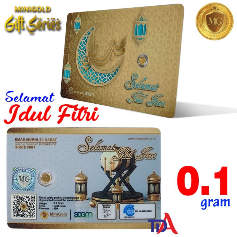 

NEW Minigold 0,1 gram Eid Series - Logam Mulia Unik dan Eksklusif 0.1 gr - Angpau Lebaran