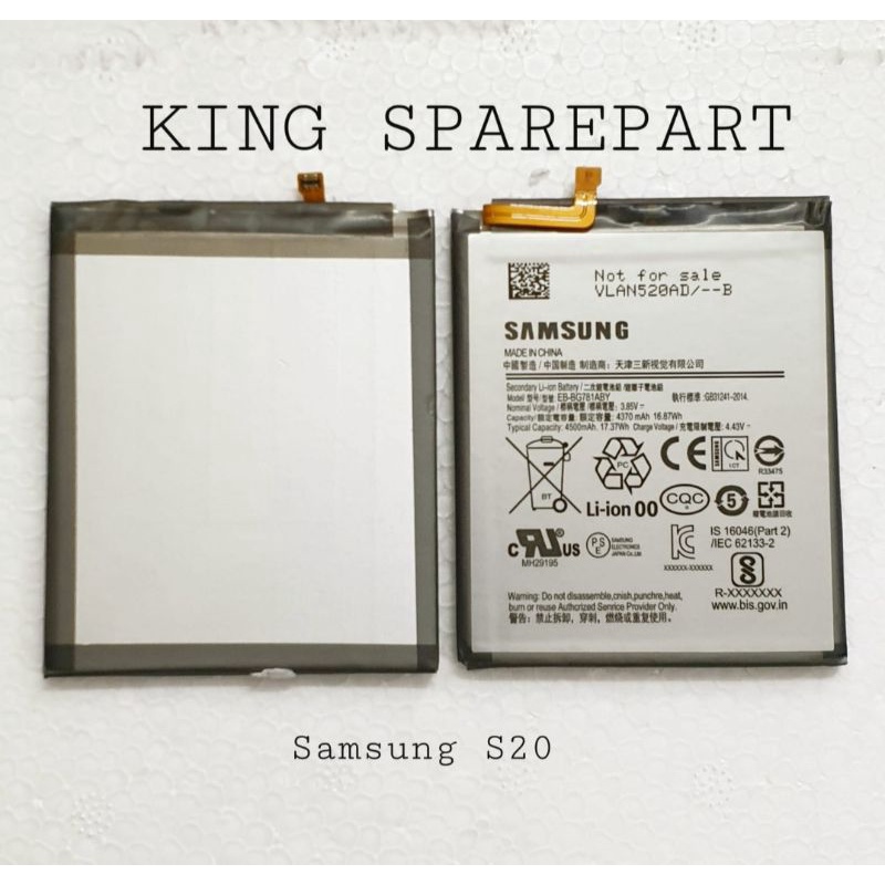 BATERAI BATRE BATTERY SAMSUNG GALAXY S20 S21 A52 5G A52 4G EB-BG781ABY ORIGINAL